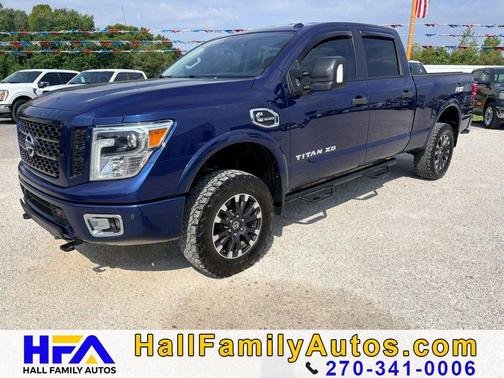 Deep Blue Pearl Metallic 2019 Nissan Titan XD PRO-4X