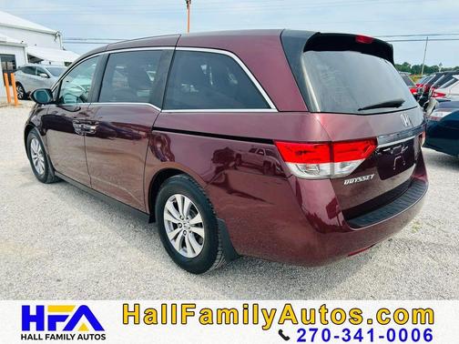 Burgundy 2017 Honda Odyssey EX-L