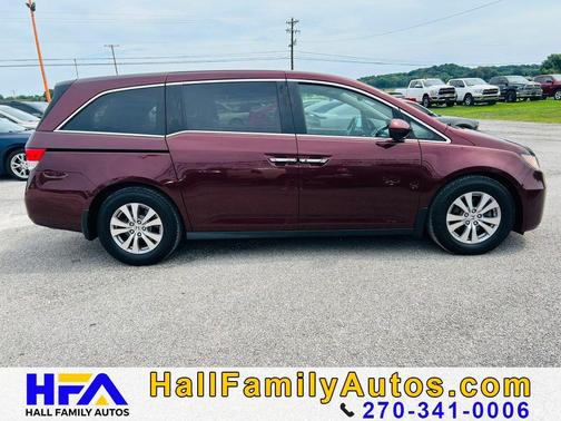 Burgundy 2017 Honda Odyssey EX-L