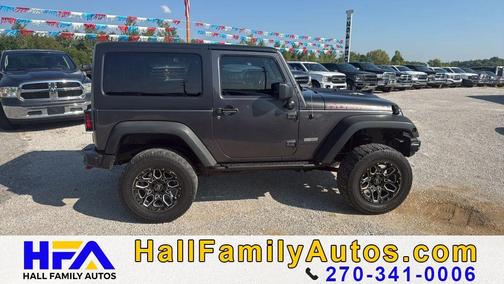 Granite Crystal Metallic Clearcoat 2017 Jeep Wrangler Rubicon