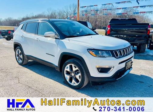 White Clearcoat 2021 Jeep Compass Limited