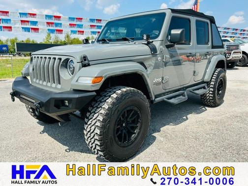 Gray 2021 Jeep Wrangler Unlimited Sport