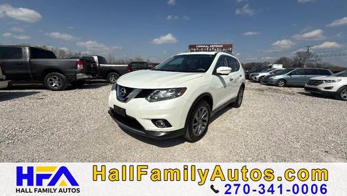 White 2015 Nissan Rogue SL