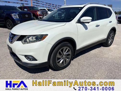 White 2015 Nissan Rogue SL