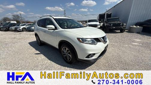 White 2015 Nissan Rogue SL