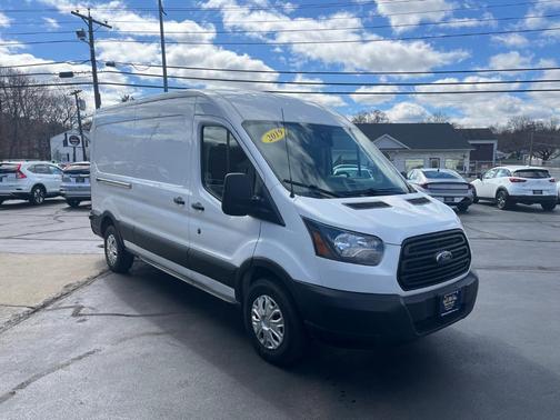 White 2019 Ford Transit-250 148 WB Medium Roof Cargo