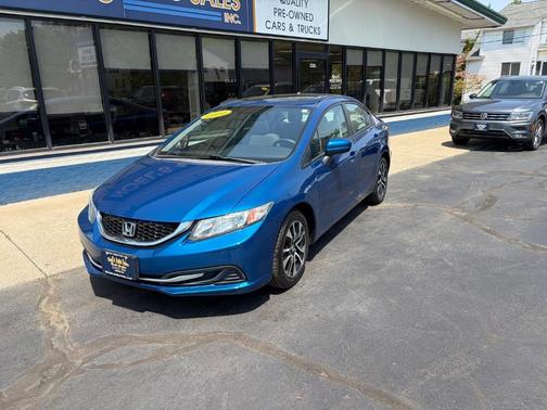 Dyno Blue Pearl 2014 Honda Civic EX