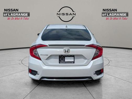 Platinum White Pearl 2019 Honda Civic EX-L
