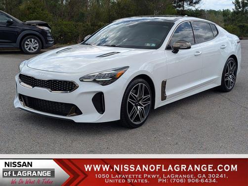 Snow White Pearl 2022 Kia Stinger GT1