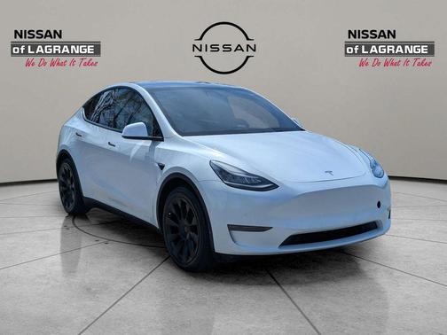 Pearl White Multi-Coat 2021 Tesla Model Y Long Range Dual Motor All-Wheel Drive