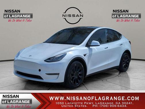 Pearl White Multi-Coat 2021 Tesla Model Y Long Range Dual Motor All-Wheel Drive