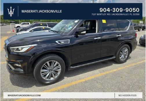 Black Obsidian 2022 INFINITI QX80 Luxe