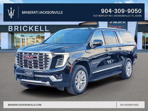 Onyx Black 2025 GMC Yukon XL Denali