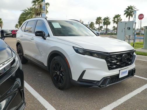 Platinum White Pearl 2025 Honda CR-V Hybrid Sport FWD