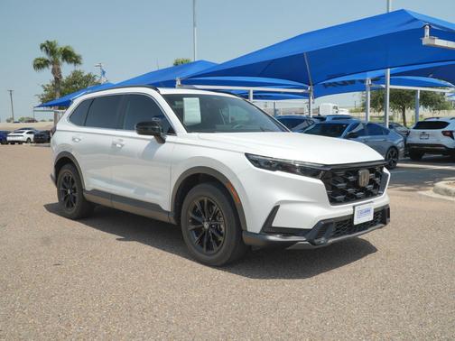 Platinum White Pearl 2024 Honda CR-V Hybrid Sport AWD