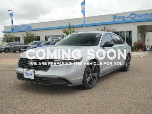 Solar Silver Metallic 2025 Honda Accord Hybrid Sport-L