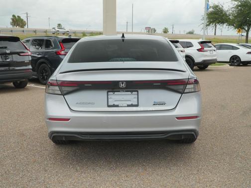 Solar Silver Metallic 2025 Honda Accord Hybrid Sport-L