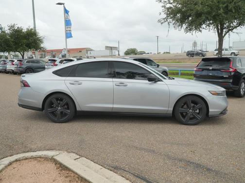 Solar Silver Metallic 2025 Honda Accord Hybrid Sport-L