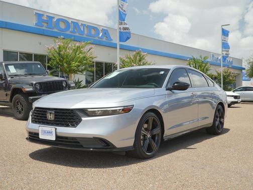Solar Silver Metallic 2025 Honda Accord Hybrid Sport-L
