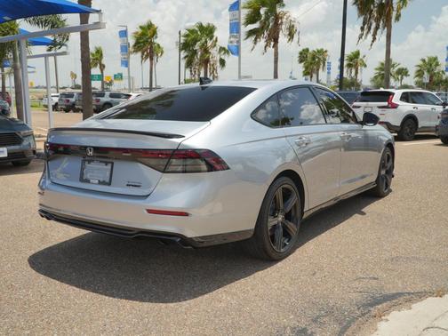 Solar Silver Metallic 2025 Honda Accord Hybrid Sport-L