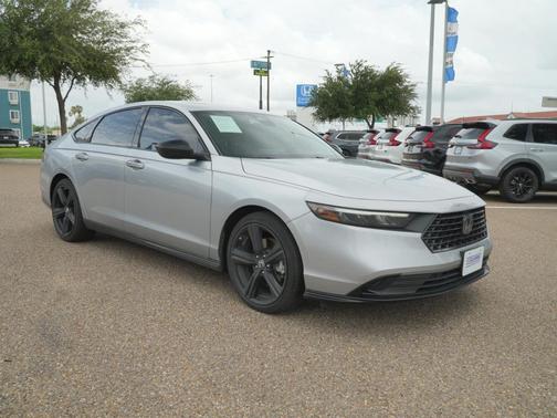 Solar Silver Metallic 2025 Honda Accord Hybrid Sport-L
