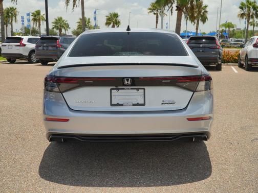 Solar Silver Metallic 2025 Honda Accord Hybrid Sport-L
