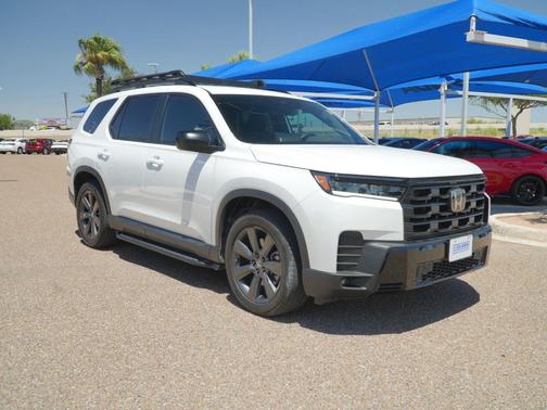 Platinum White Pearl 2026 Honda Pilot Sport