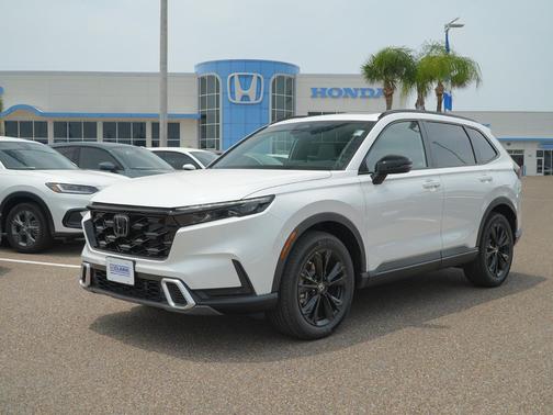 Platinum White Pearl 2026 Honda CR-V Hybrid Sport Touring AWD