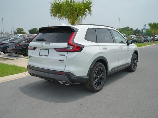 Platinum White Pearl 2026 Honda CR-V Hybrid Sport Touring AWD