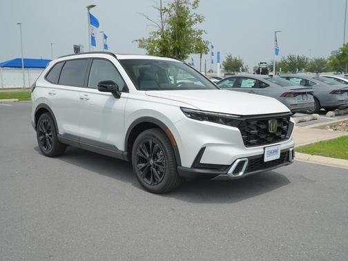 Platinum White Pearl 2026 Honda CR-V Hybrid Sport Touring AWD