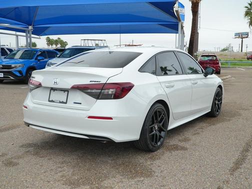 Platinum White Pearl 2026 Honda Civic Hybrid Sport