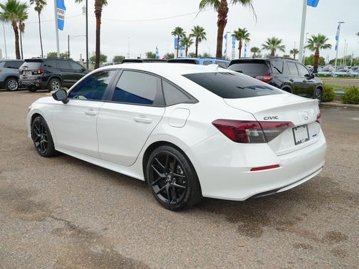 Platinum White Pearl 2026 Honda Civic Hybrid Sport