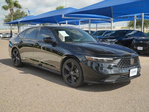 Crystal Black Pearl 2025 Honda Accord Hybrid Sport-L
