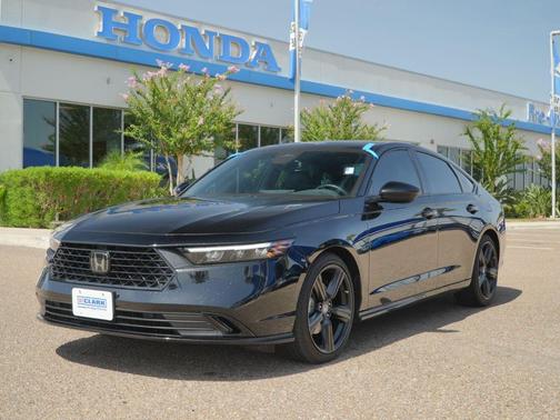 Crystal Black Pearl 2025 Honda Accord Hybrid Sport-L