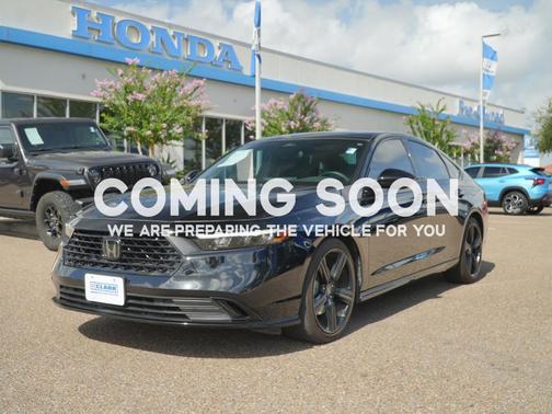 Crystal Black Pearl 2025 Honda Accord Hybrid Sport-L