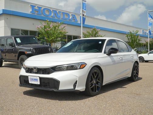 Platinum White Pearl 2026 Honda Civic Sport