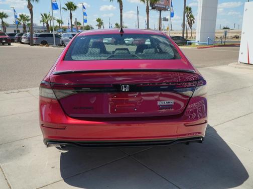 Radiant Red Metallic 2026 Honda Accord Hybrid Sport-L