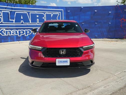 Radiant Red Metallic 2026 Honda Accord Hybrid Sport-L