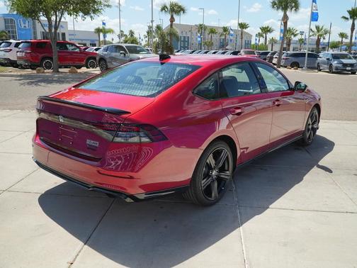 Radiant Red Metallic 2026 Honda Accord Hybrid Sport-L