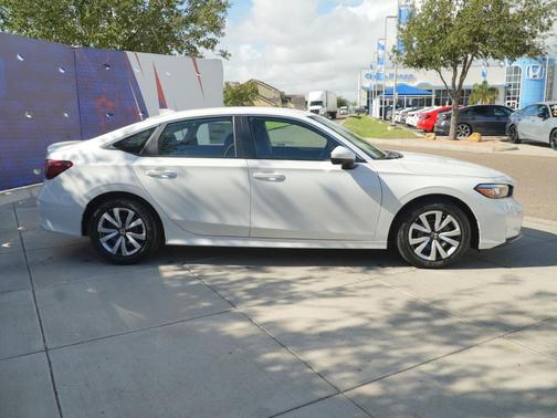 Platinum White Pearl 2026 Honda Civic LX