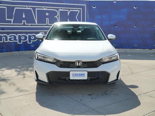 Platinum White Pearl 2026 Honda Civic LX