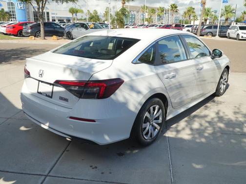 Platinum White Pearl 2026 Honda Civic LX