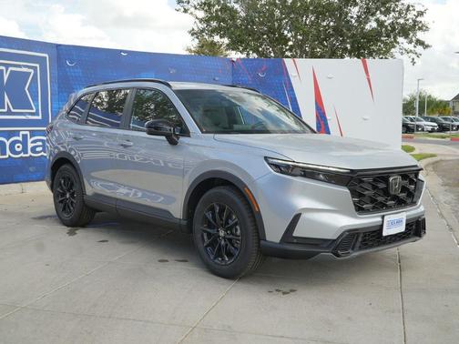 Solar Silver Metallic 2027 Honda CR-V Hybrid Sport-L FWD