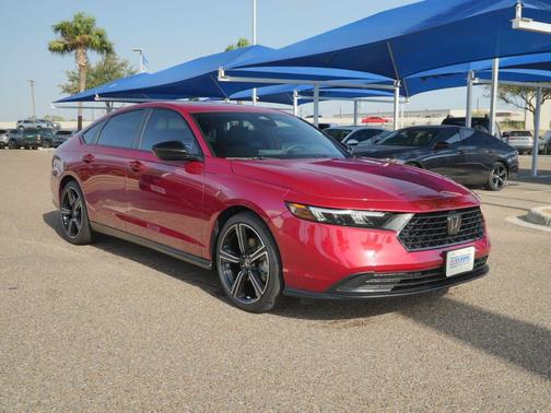 Radiant Red Metallic 2026 Honda Accord Hybrid Sport