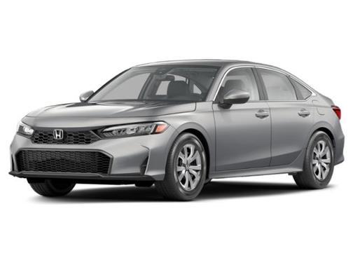 Solar Silver Metallic 2026 Honda Civic LX