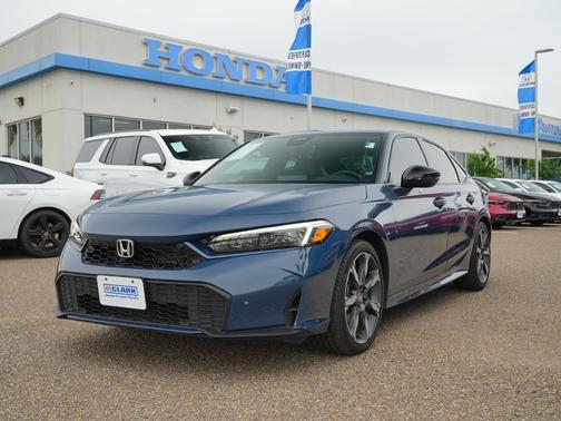 Blue Lagoon Pearl 2025 Honda Civic Hybrid Sport Touring