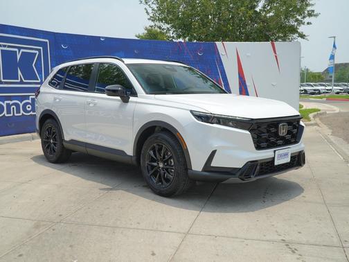 Platinum White Pearl 2026 Honda CR-V Hybrid Sport-L FWD
