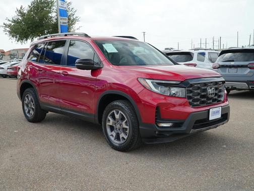 Radiant Red Metallic II 2023 Honda Passport AWD TrailSport