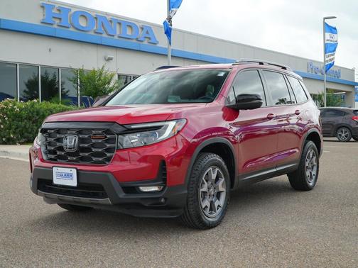 Radiant Red Metallic II 2023 Honda Passport AWD TrailSport
