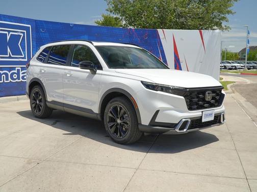 Platinum White Pearl 2026 Honda CR-V Hybrid Sport Touring AWD